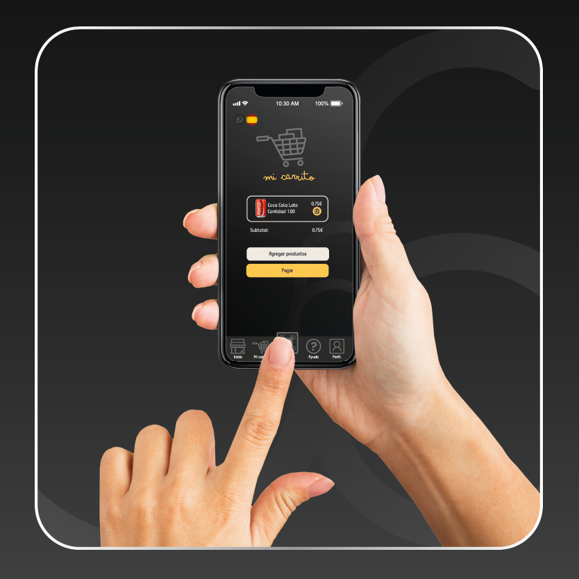 Scan and Buy mobile cashier, smart payment from the mobile with QR and card.